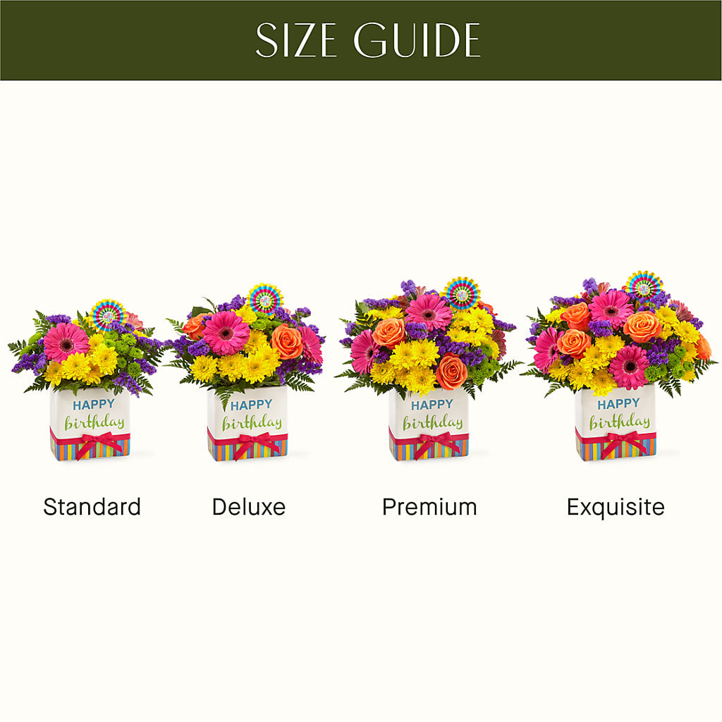 Birthday Brights Bouquet – Holtschlag Florist, Quincy IL