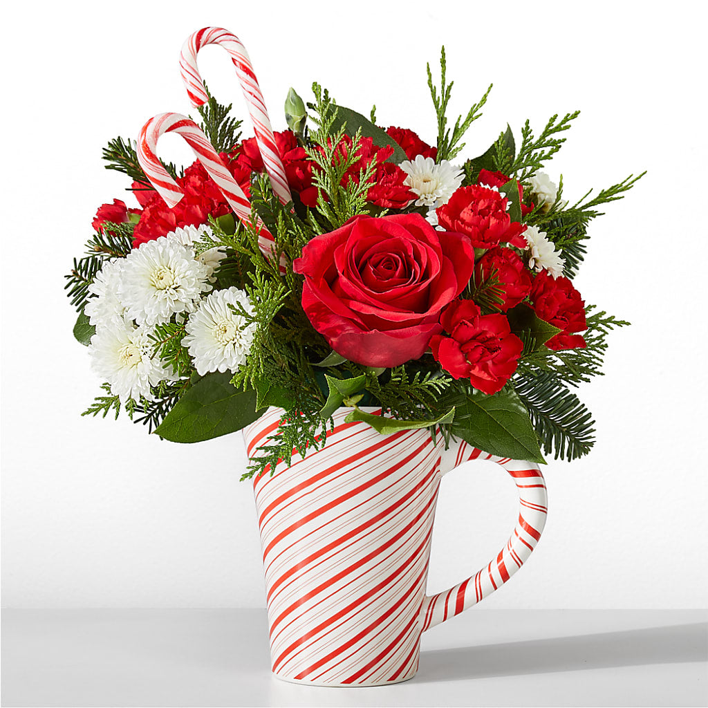 Peppermint Swirl Mug – Holtschlag Florist, Quincy IL