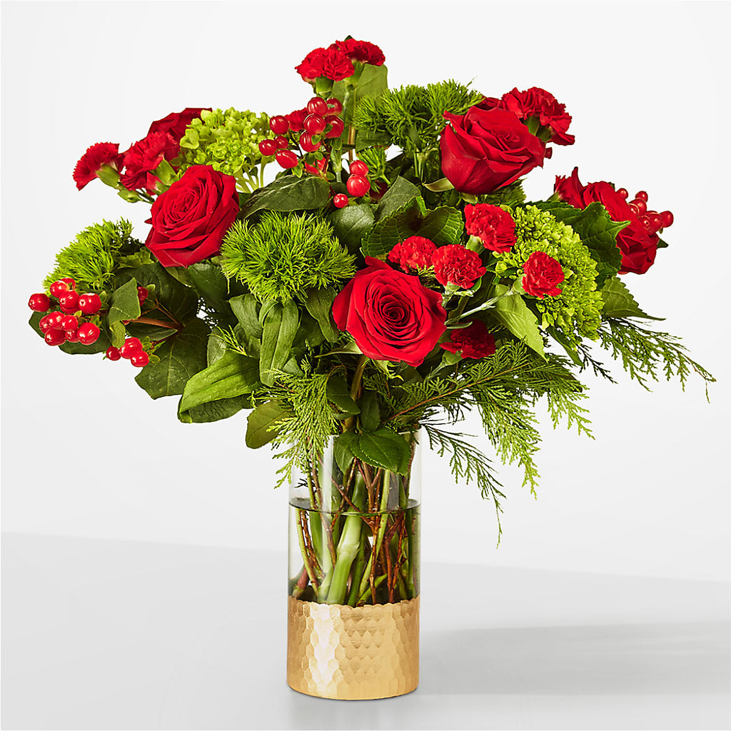 Plaid Throw Bouquet – Holtschlag Florist, Quincy IL