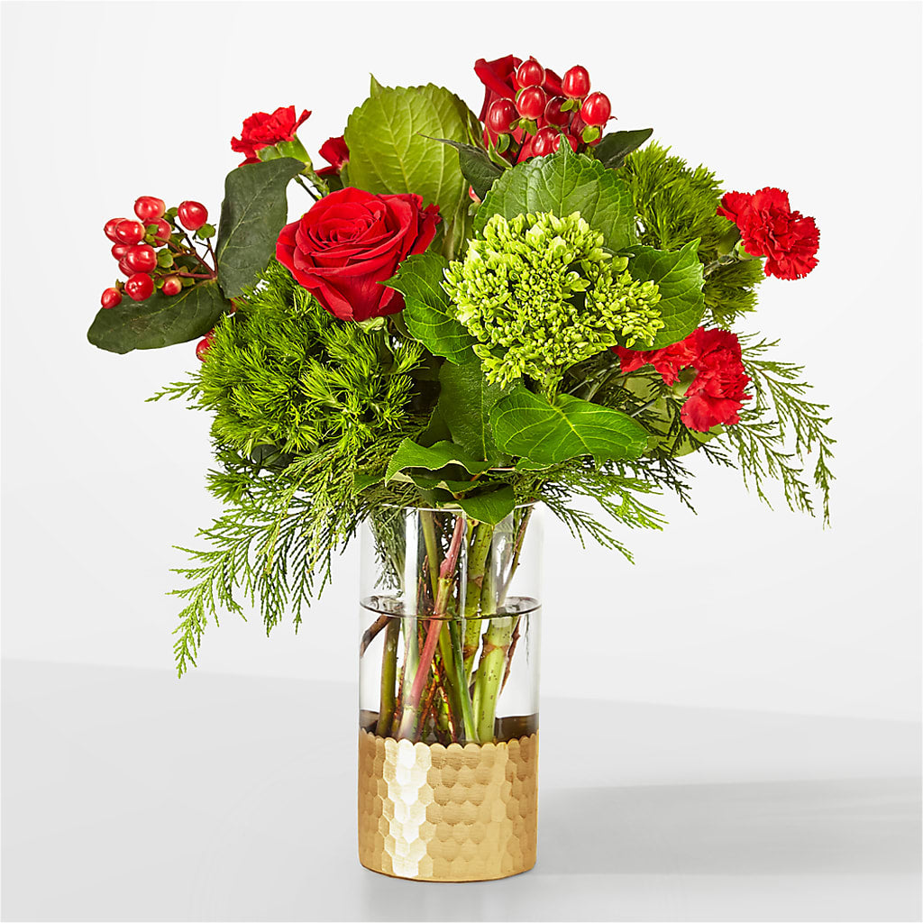 Plaid Throw Bouquet – Holtschlag Florist, Quincy IL