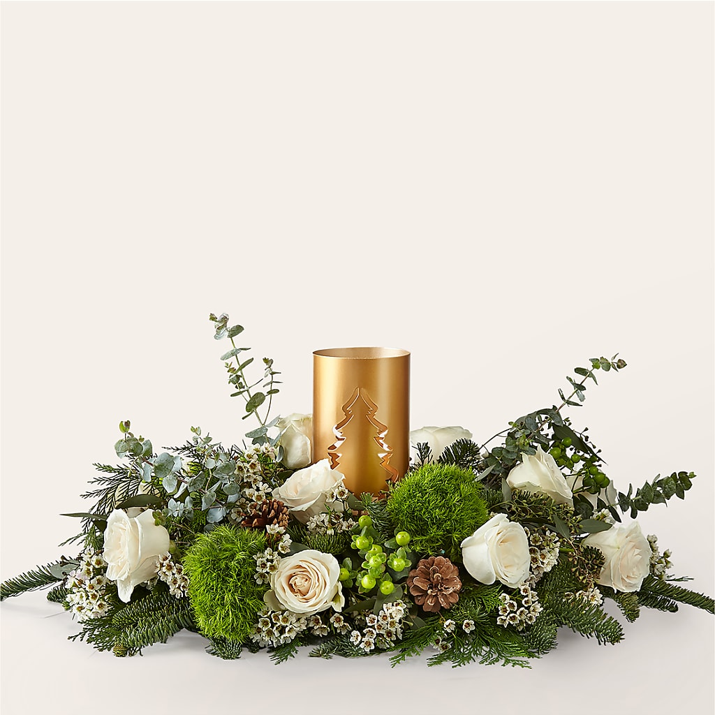 Chestnuts Roasting Centerpiece – Holtschlag Florist, Quincy IL
