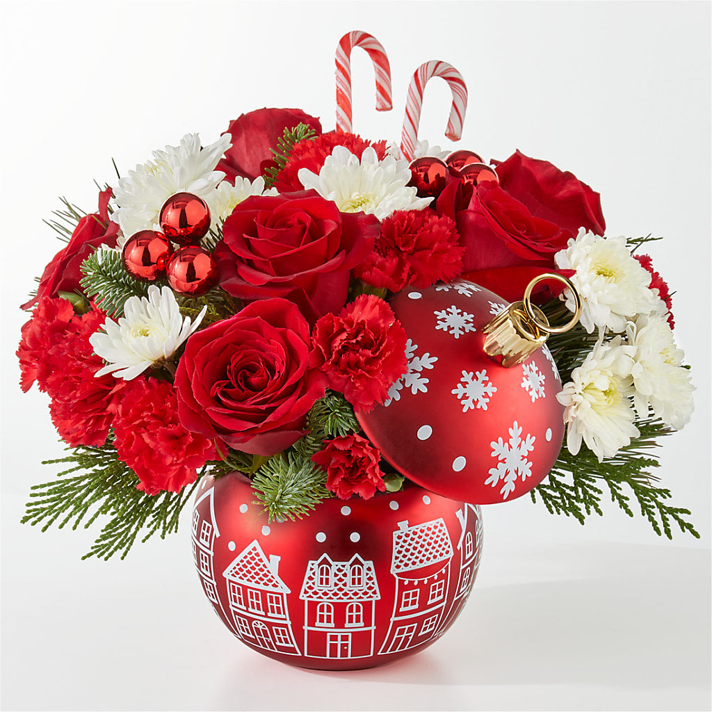 Cheer in the Air Ornament – Holtschlag Florist, Quincy IL