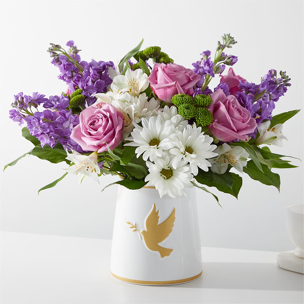 Garden of Peace Bouquet – Holtschlag Florist, Quincy IL