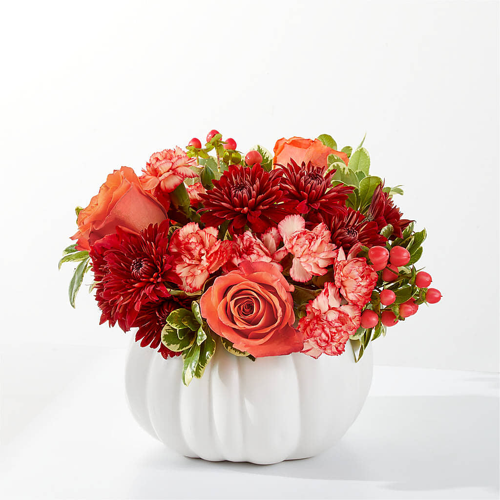 Autumn Air Pumpkin Bouquet – Holtschlag Florist, Quincy IL