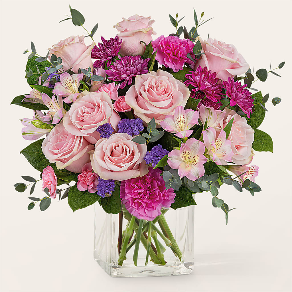 Rosy Radiance Bouquet – Holtschlag Florist, Quincy IL