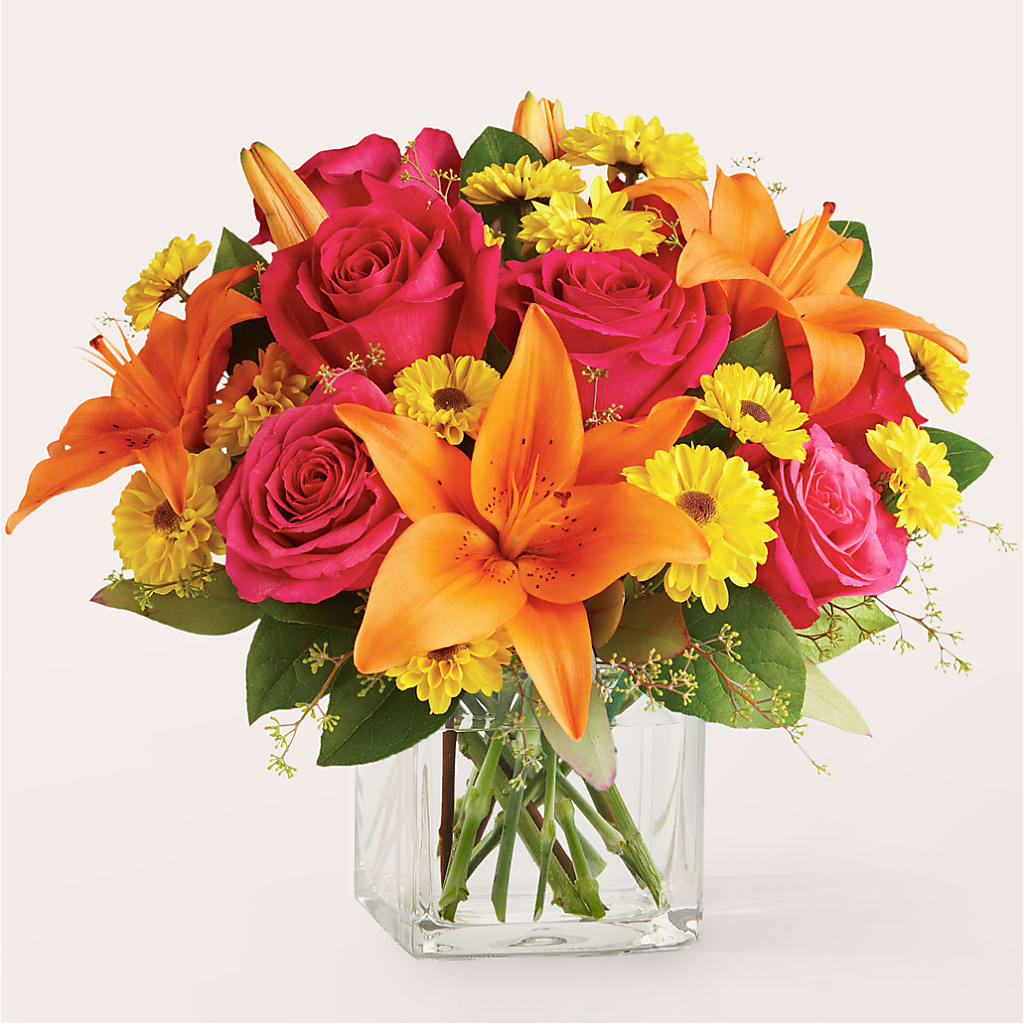 Neon Lights Bouquet – Holtschlag Florist, Quincy IL