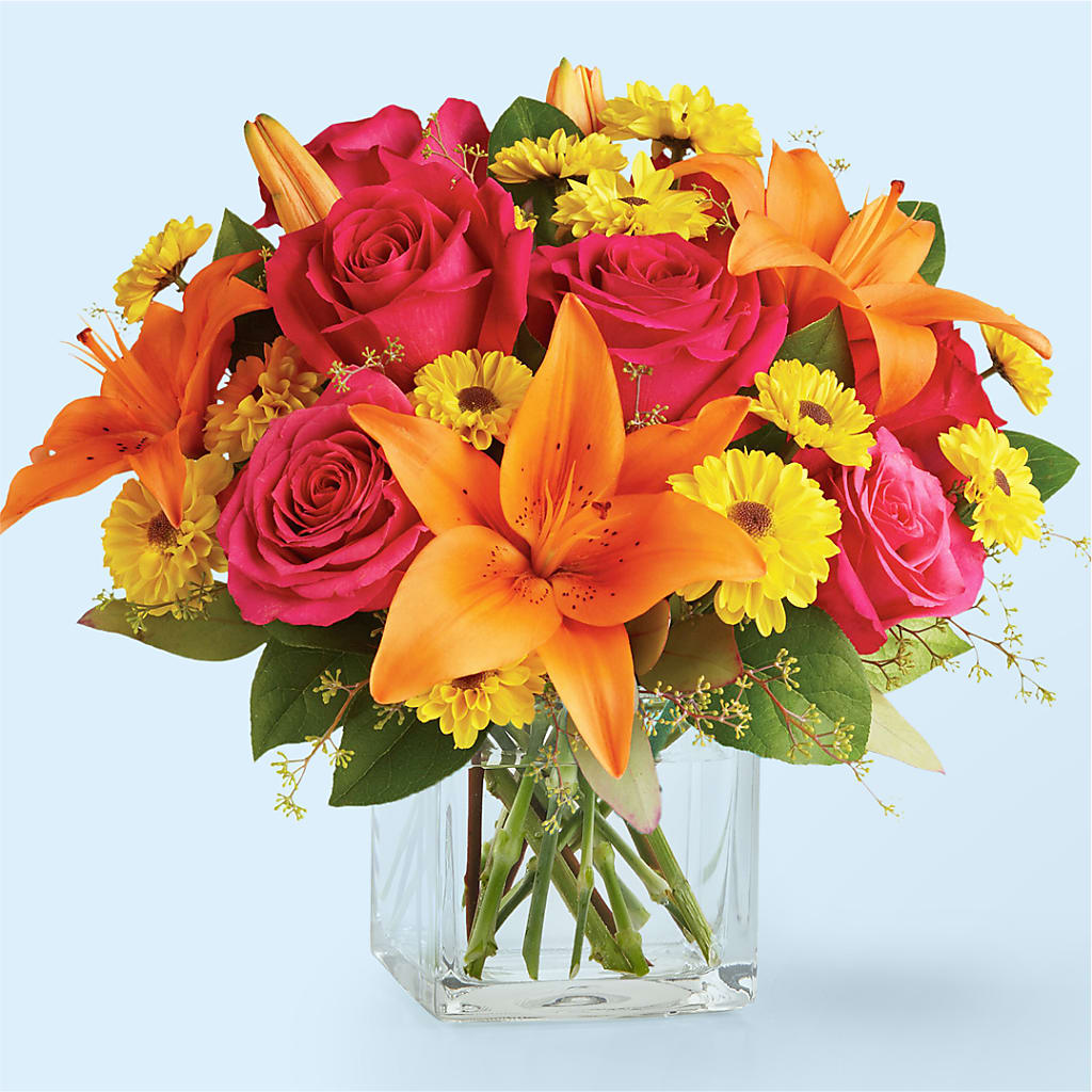 Neon Lights Bouquet – Holtschlag Florist, Quincy IL