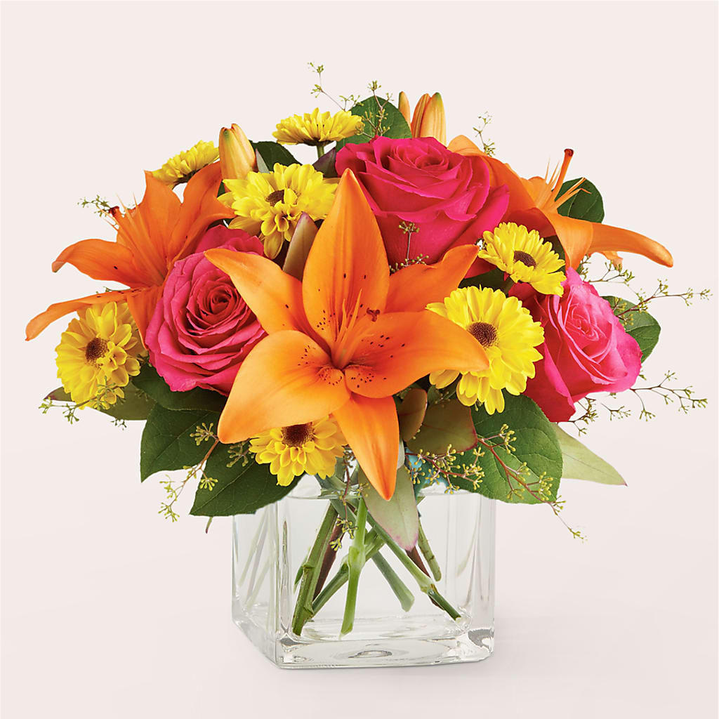 Neon Lights Bouquet – Holtschlag Florist, Quincy IL