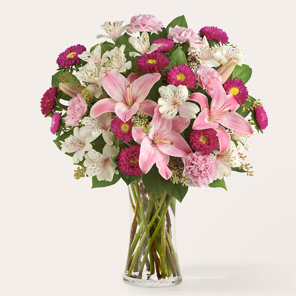 Feeling Fuchsia Bouquet – Holtschlag Florist, Quincy IL