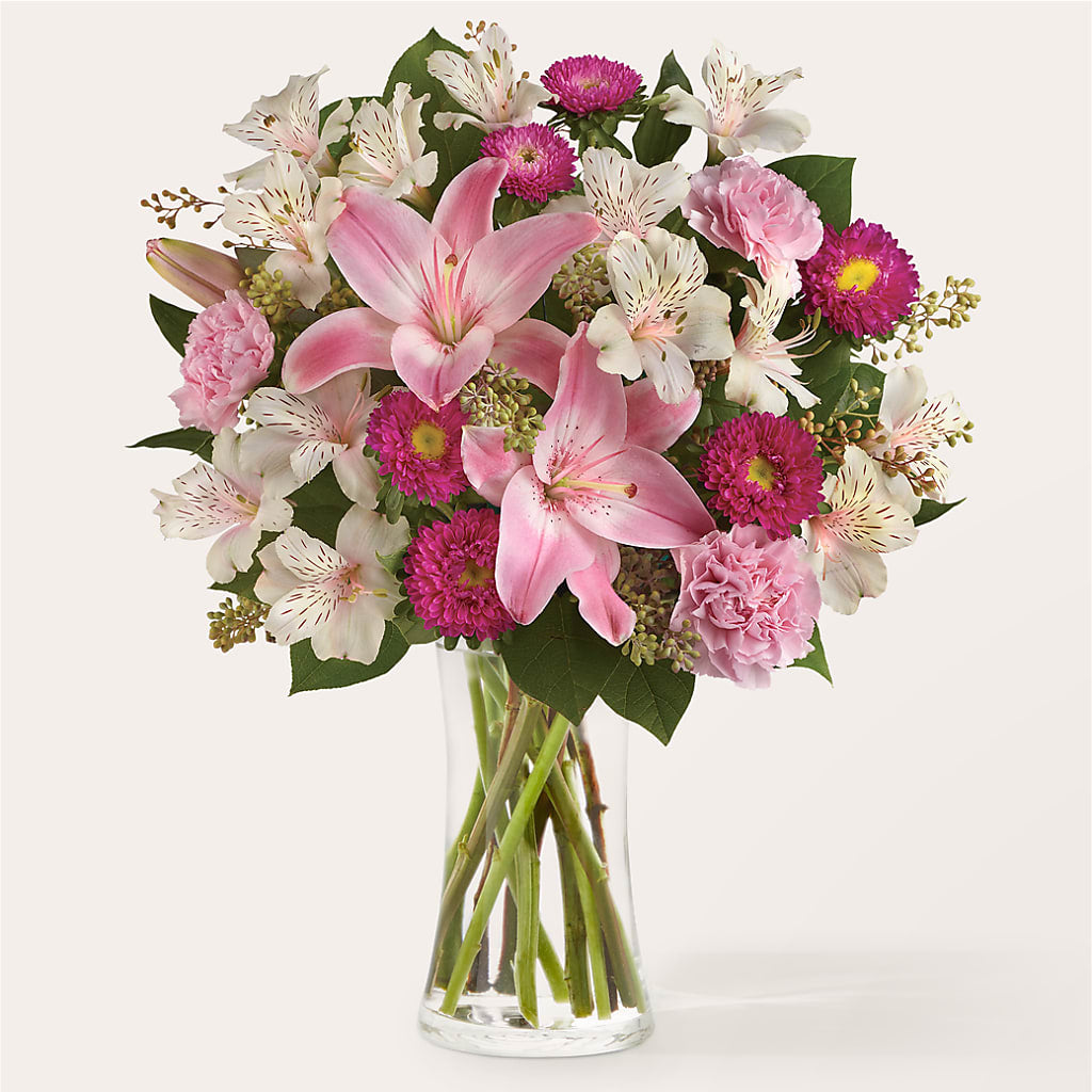 Feeling Fuchsia Bouquet – Holtschlag Florist, Quincy IL