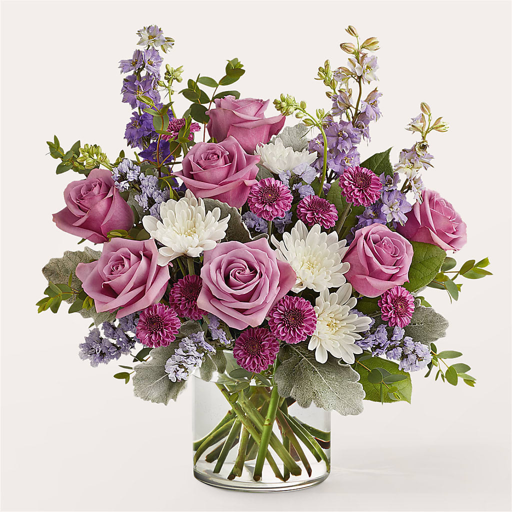 Violet Frost Bouquet – Holtschlag Florist, Quincy IL