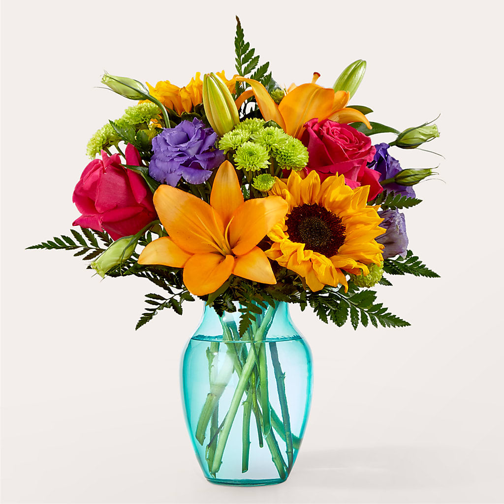 Double Rainbow Bouquet – Holtschlag Florist, Quincy IL