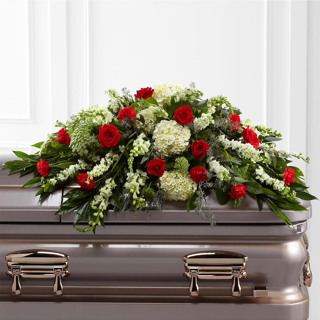 Sincerity Casket Spray – Holtschlag Florist, Quincy IL