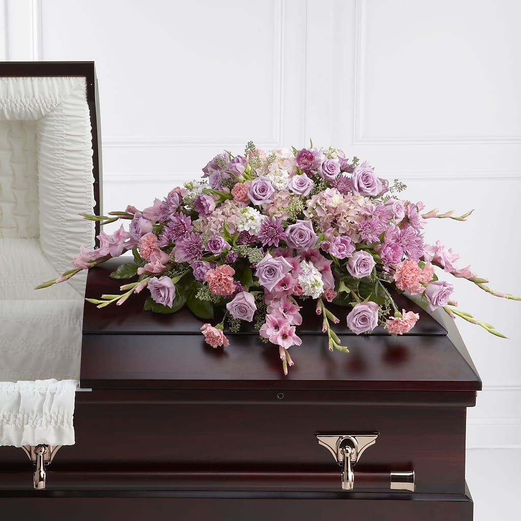 Immorata Casket Spray – Holtschlag Florist, Quincy IL
