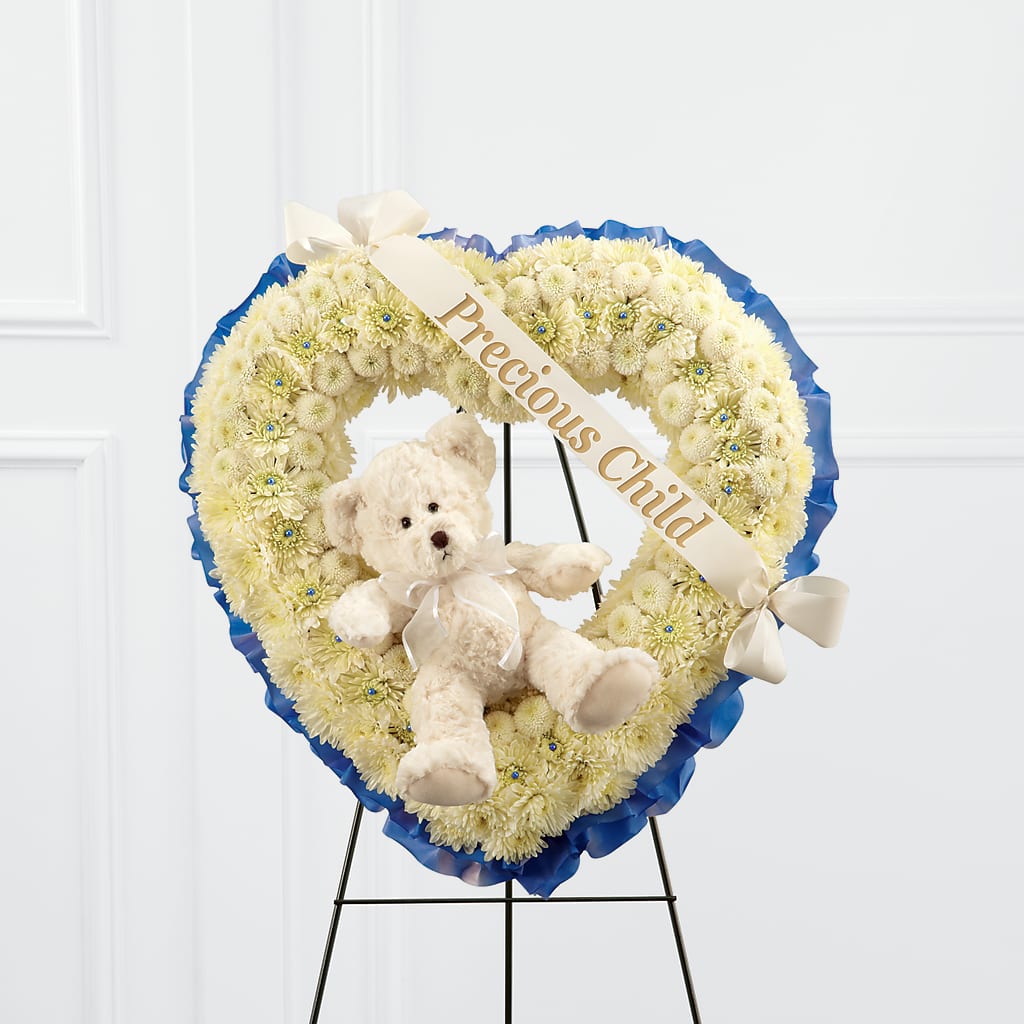 Precious Child Standing Heart – Holtschlag Florist, Quincy IL