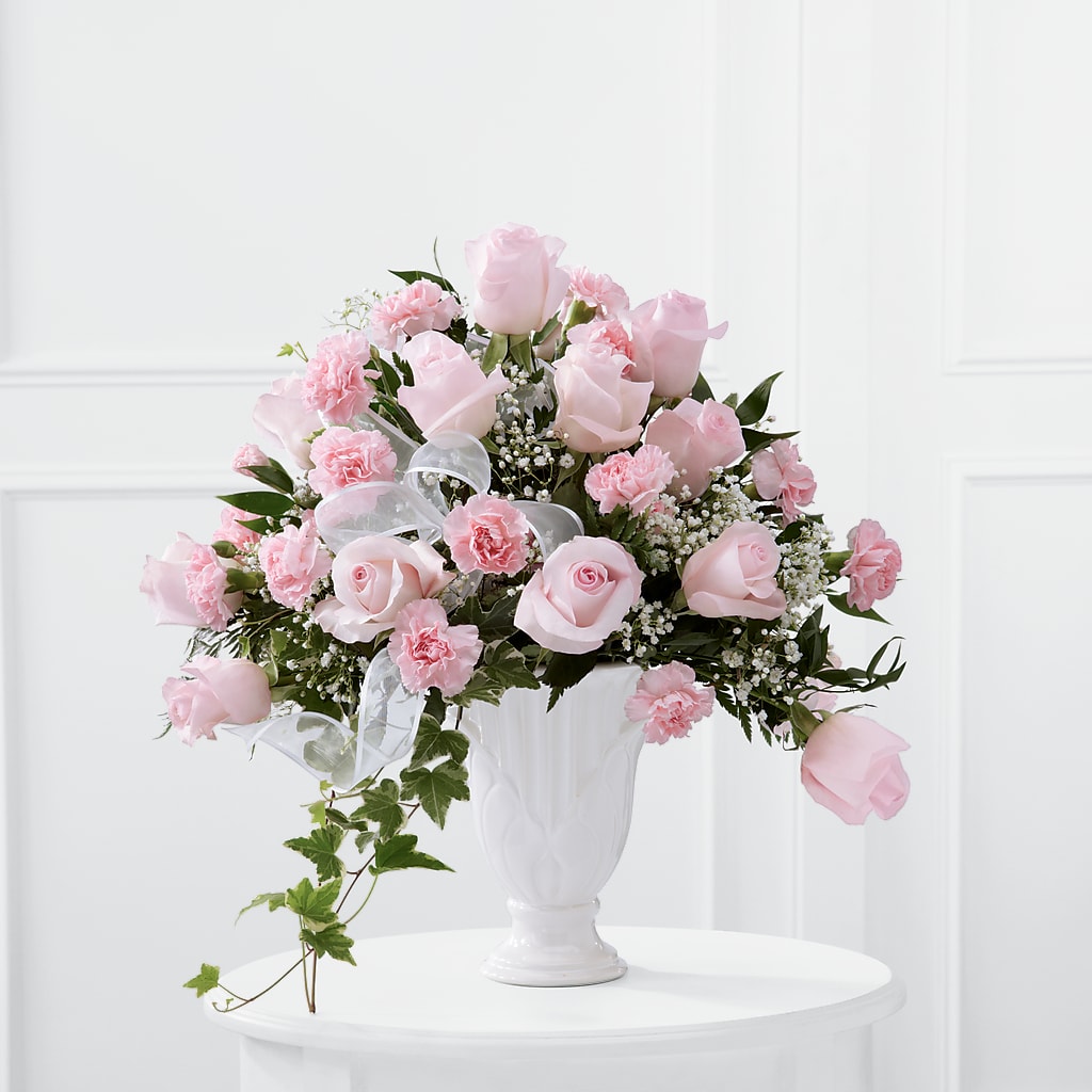 Deepest Sympathy Arrangement – Holtschlag Florist, Quincy IL