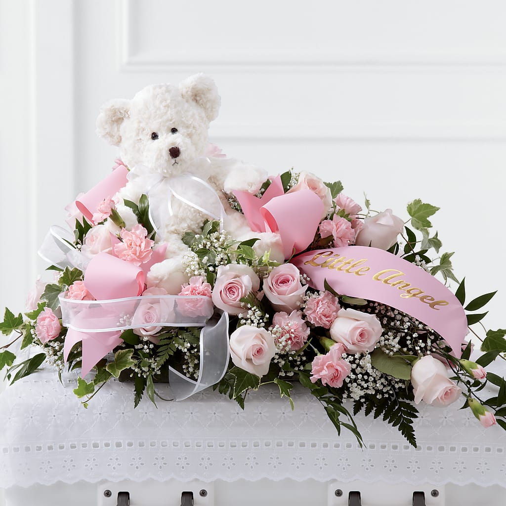 Touch of Sympathy Casket Spray – Holtschlag Florist, Quincy IL