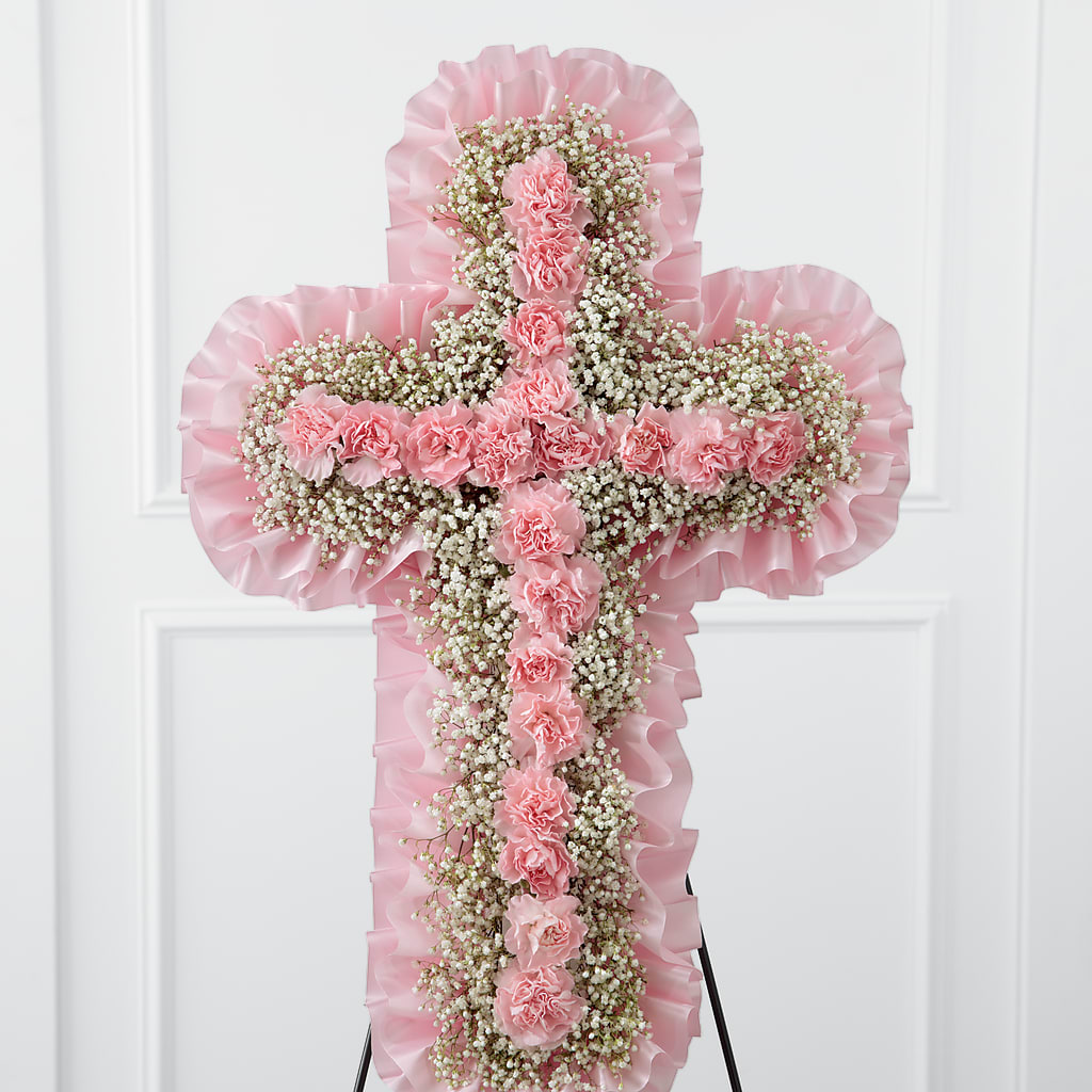 Angel's Cross Easel – Holtschlag Florist, Quincy IL