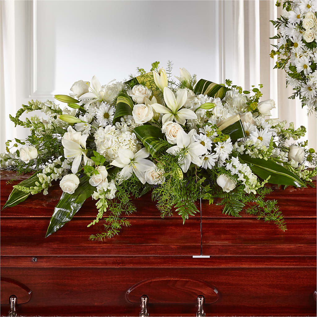 Abundance Casket Spray – Holtschlag Florist, Quincy IL