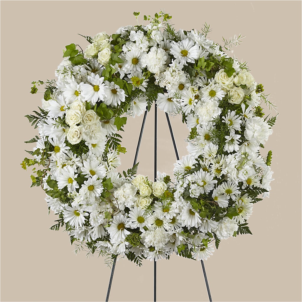 Faithful Wishes Wreath – Holtschlag Florist, Quincy IL