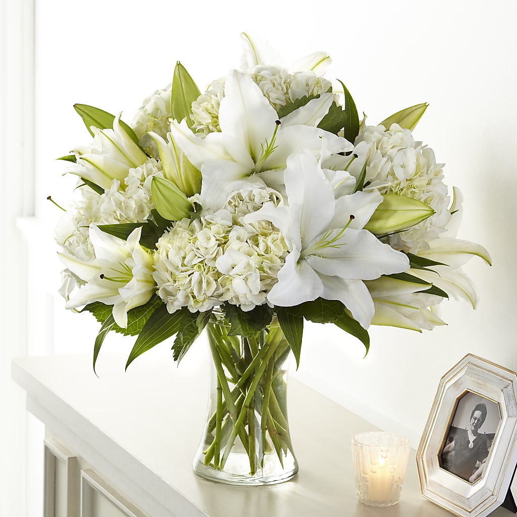 Compassionate Lily Bouquet – Holtschlag Florist, Quincy IL