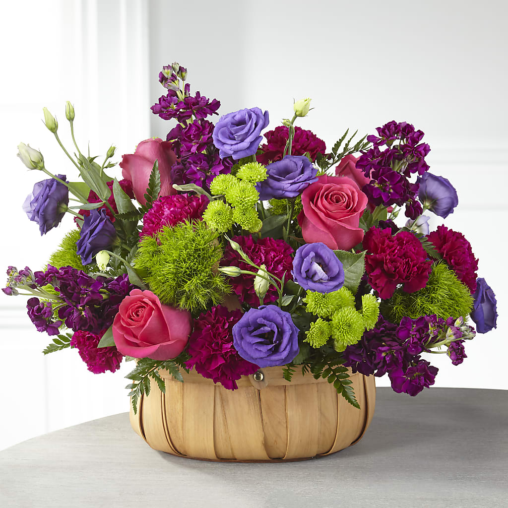 Serene Sanctuary Basket – Holtschlag Florist, Quincy IL