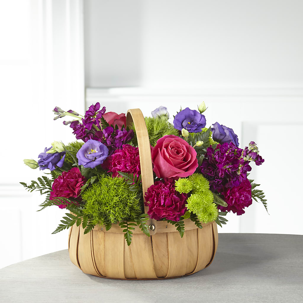 Serene Sanctuary Basket – Holtschlag Florist, Quincy IL