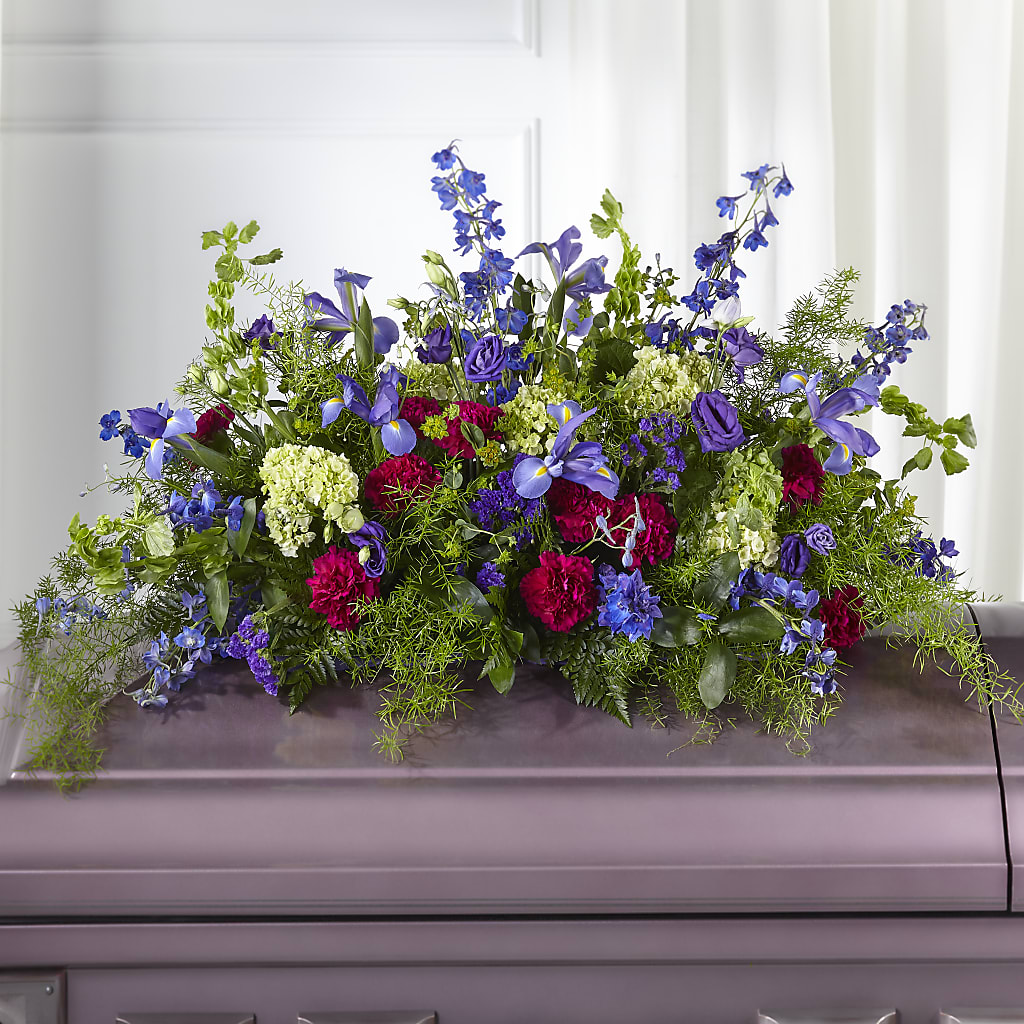 Always Treasured Casket Spray – Holtschlag Florist, Quincy IL