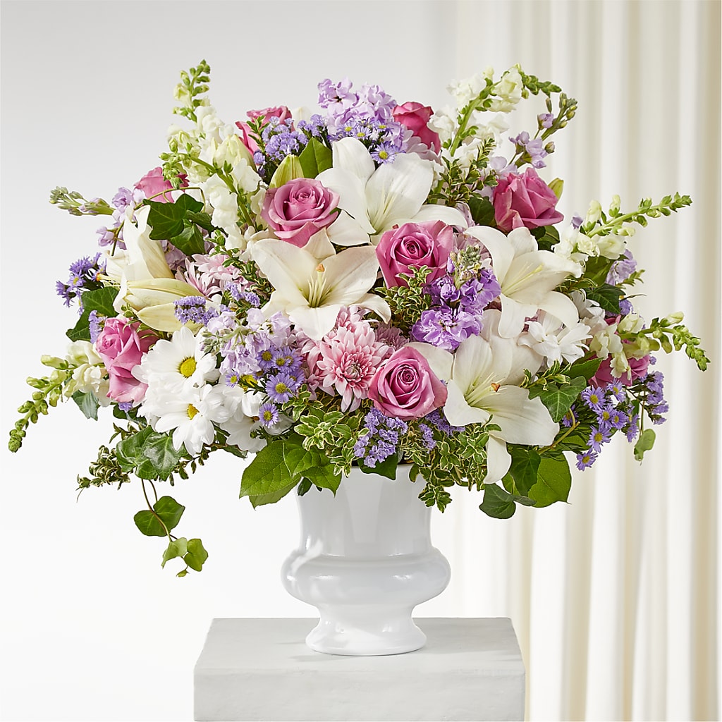 Remarkable Life Urn Arrangement – Holtschlag Florist, Quincy IL