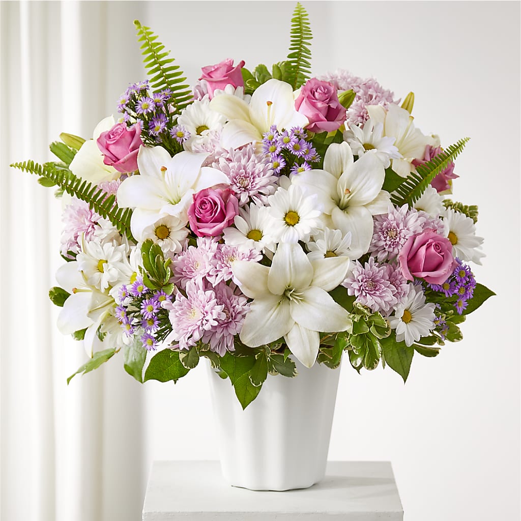 Warmest Thoughts Tabletop Basket – Holtschlag Florist, Quincy IL