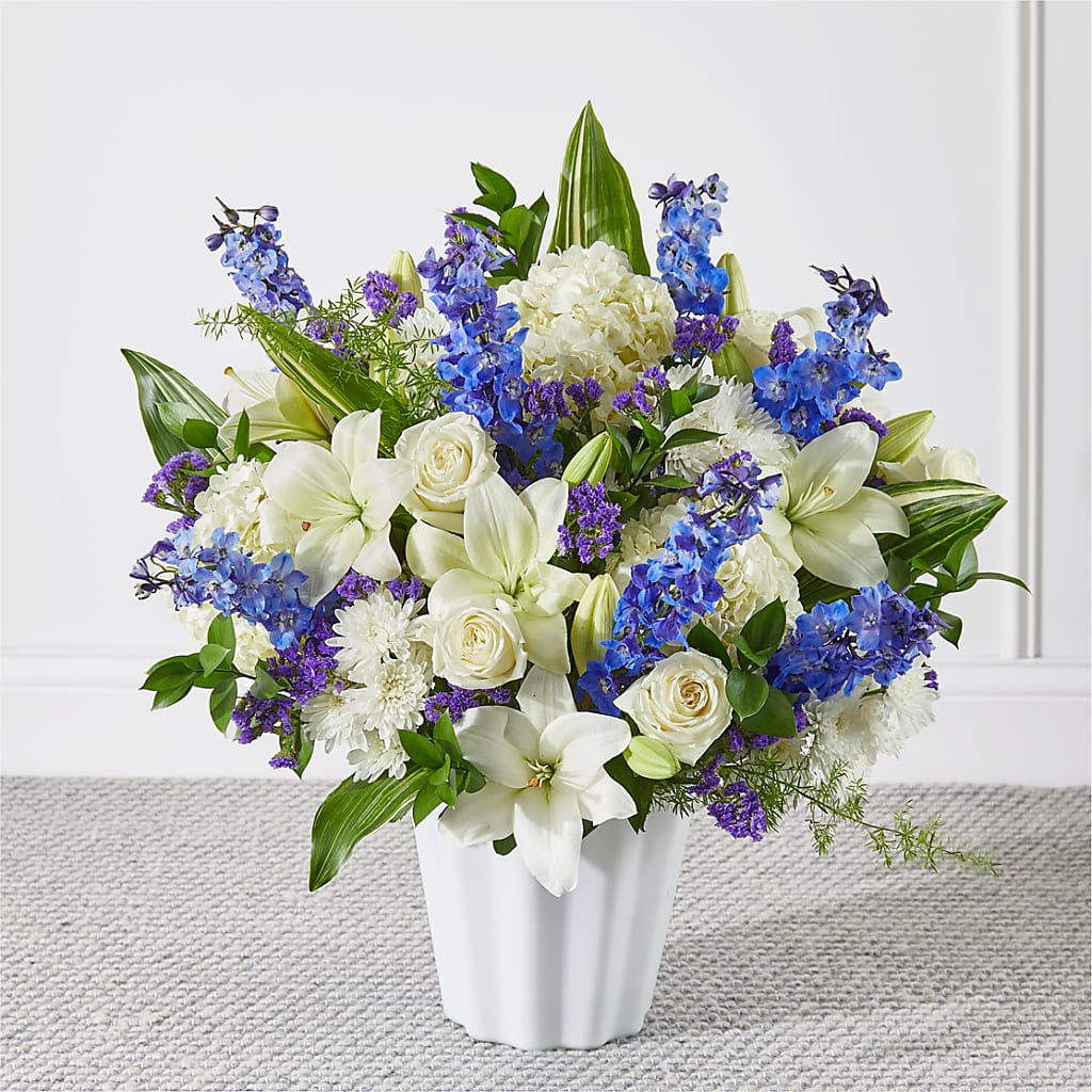 Take Comfort Floor Basket – Holtschlag Florist, Quincy IL