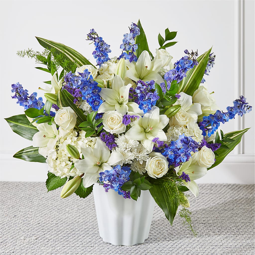 Take Comfort Floor Basket – Holtschlag Florist, Quincy IL