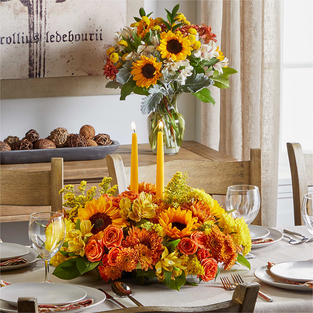 Golden Gathering Bundle – Holtschlag Florist, Quincy IL