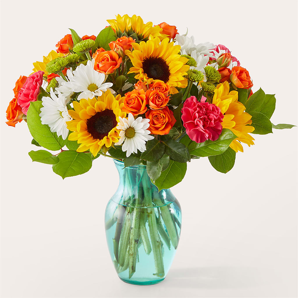 Sun-drenched Blooms Bouquet – Holtschlag Florist, Quincy IL