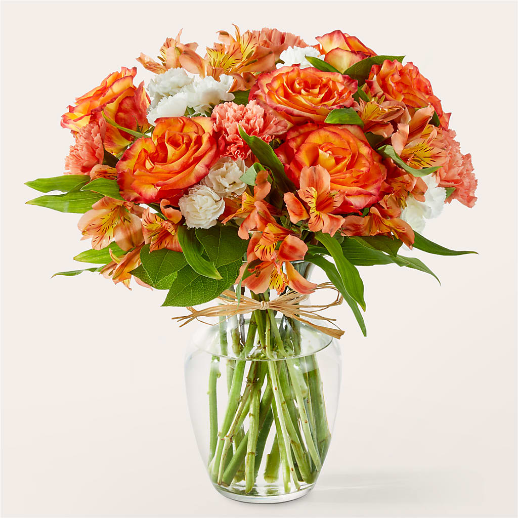 Apricot Glow Bouquet – Holtschlag Florist, Quincy IL
