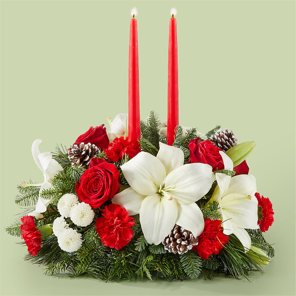 Seasonal Festivities Centerpiece – Holtschlag Florist, Quincy IL
