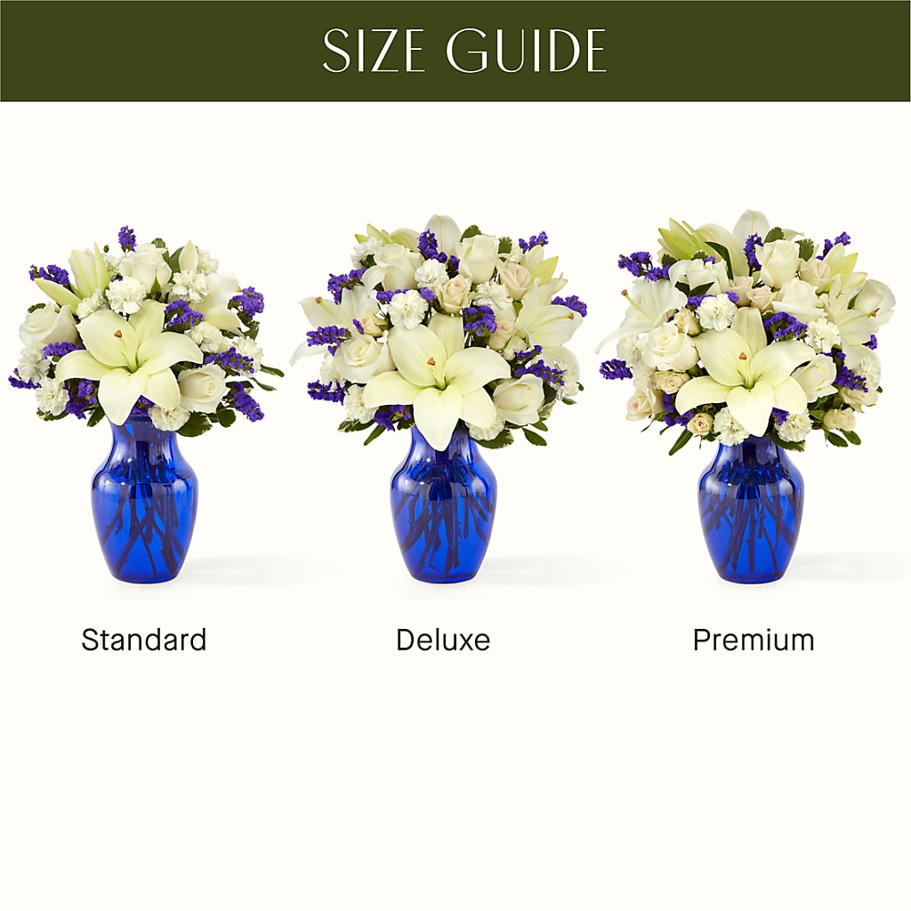 Sapphire Rush Bouquet – Holtschlag Florist, Quincy IL