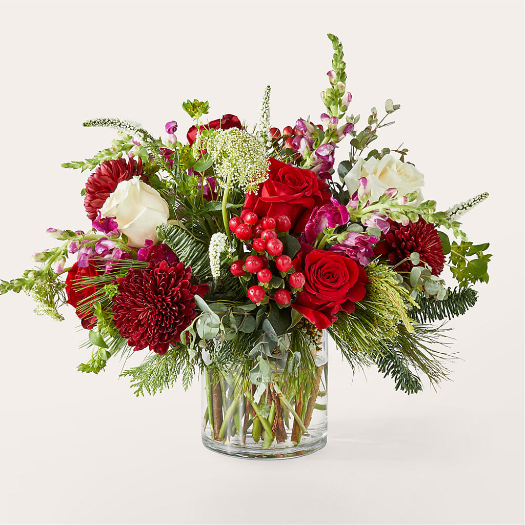 Cranberry Fizz Bouquet – Holtschlag Florist, Quincy IL