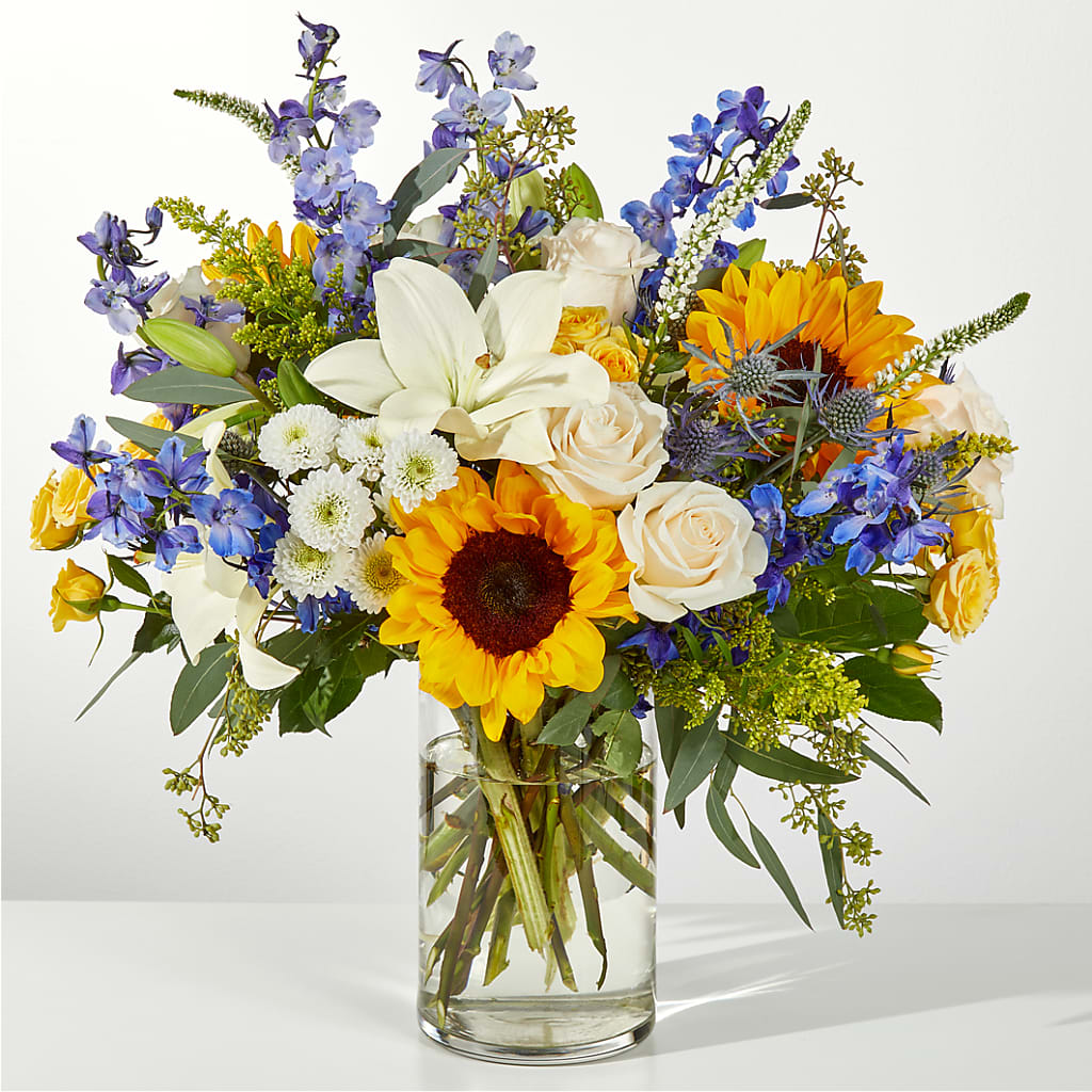 Wonderfully Sunny Bouquet – Holtschlag Florist, Quincy IL