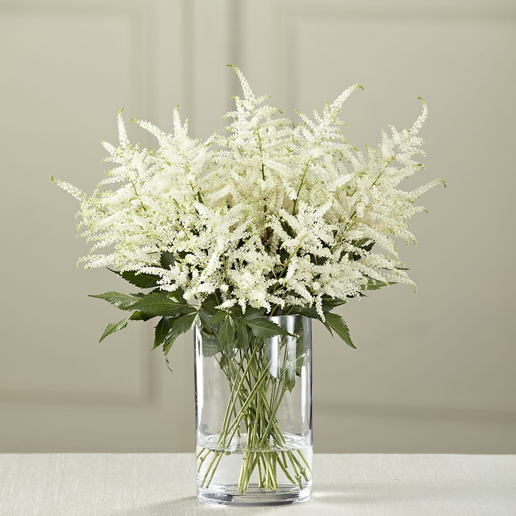 White Astilbe Bouquet – Holtschlag Florist, Quincy IL