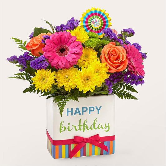 Birthday Brights Bouquet –  Holtschlag Florist, Quincy IL