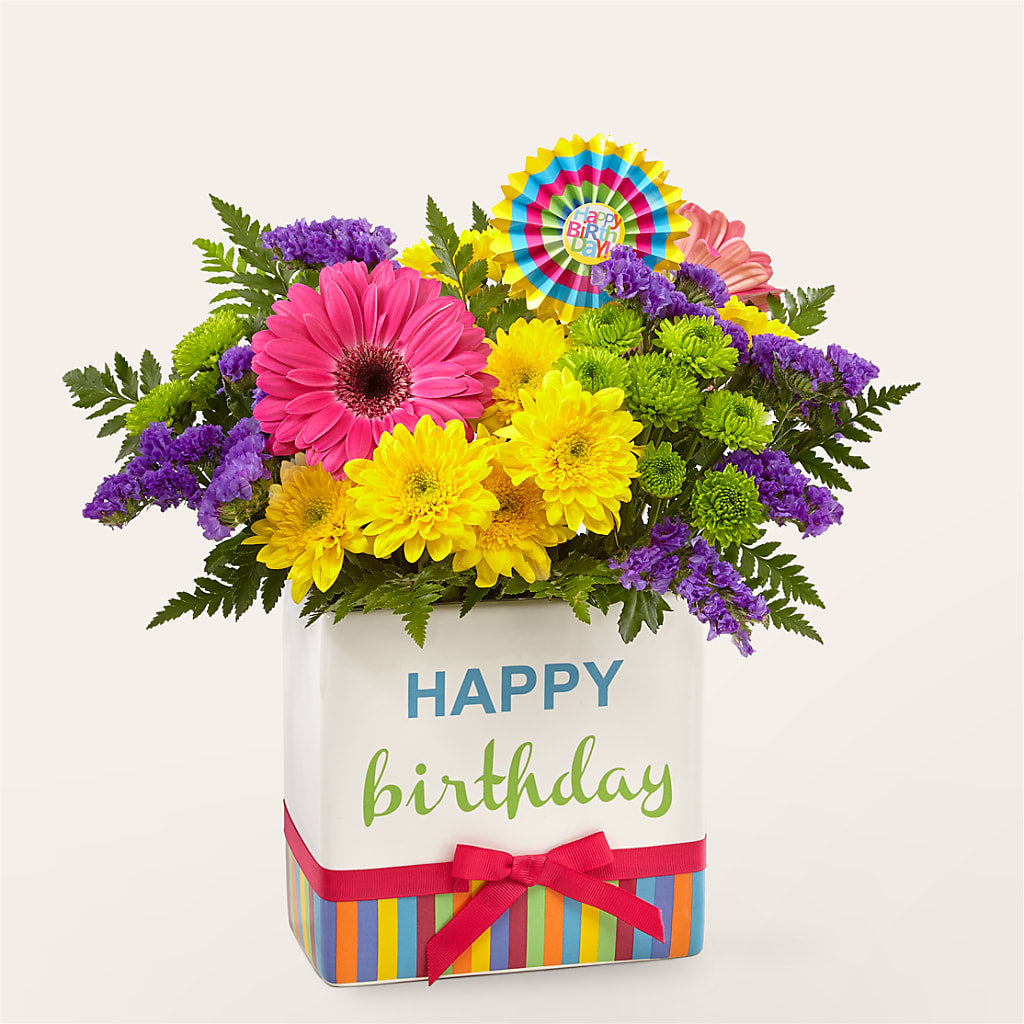 Birthday Brights Bouquet –  Holtschlag Florist, Quincy IL