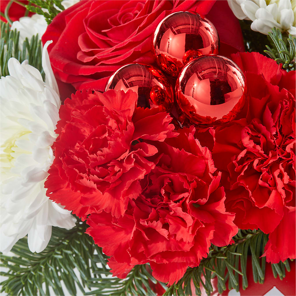 Cheer in the Air Ornament –  Holtschlag Florist, Quincy IL