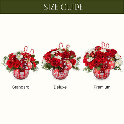 Cheer in the Air Ornament –  Holtschlag Florist, Quincy IL