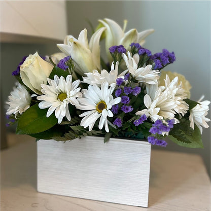 Beyond Blue Box Bouquet –  Holtschlag Florist, Quincy IL