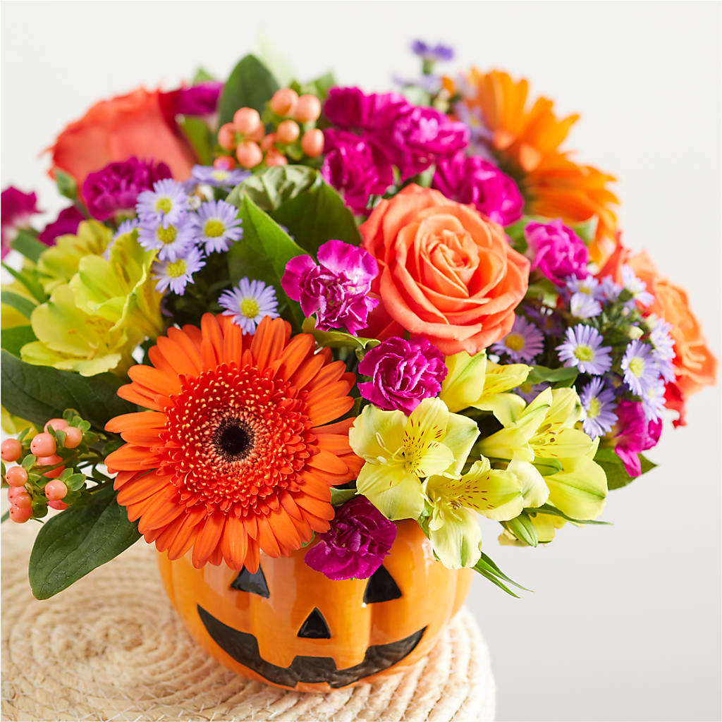 Tricks & Treats Pumpkin –  Holtschlag Florist, Quincy IL