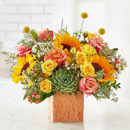 Sunflower Season Bouquet –  Holtschlag Florist, Quincy IL