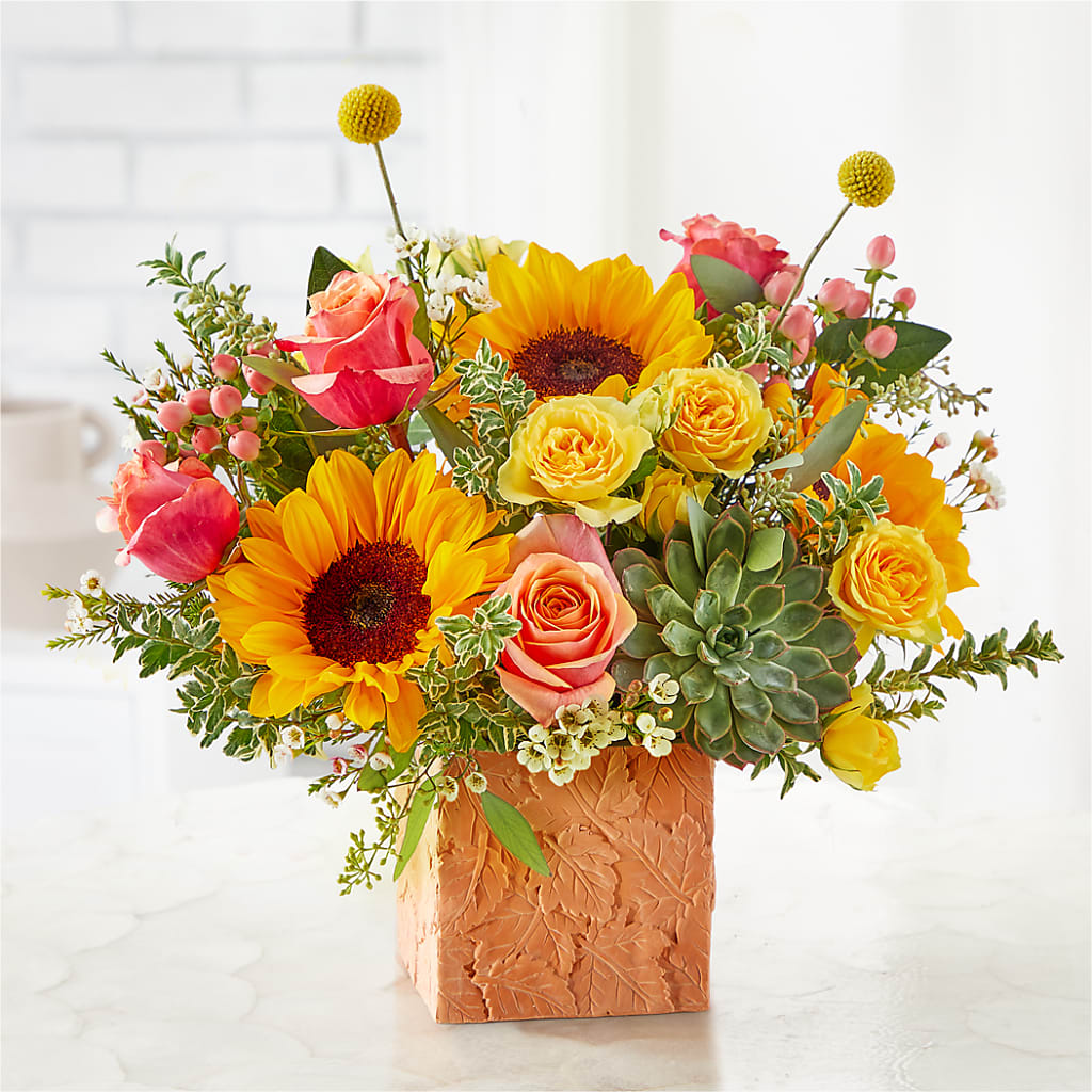Sunflower Season Bouquet –  Holtschlag Florist, Quincy IL