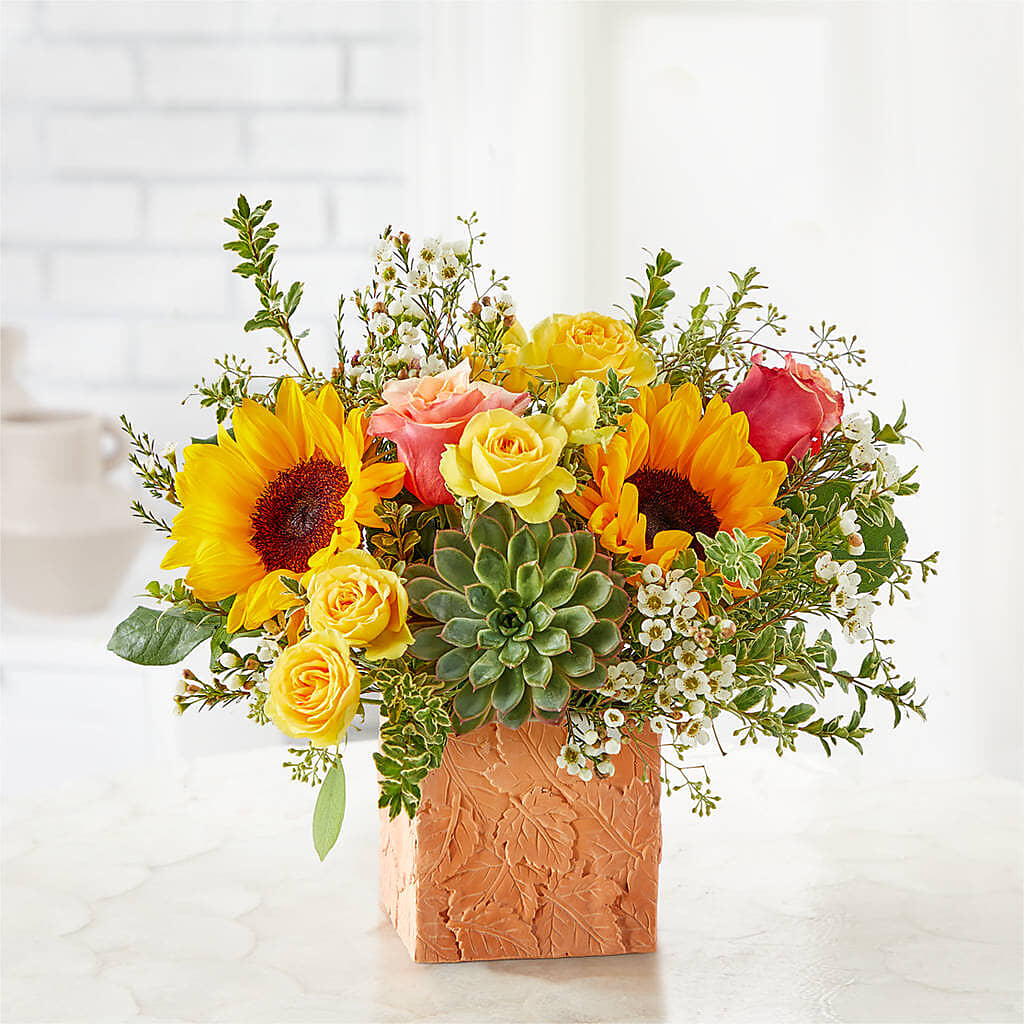 Sunflower Season Bouquet –  Holtschlag Florist, Quincy IL