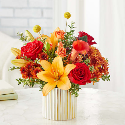 Scarlet Skies Bouquet –  Holtschlag Florist, Quincy IL